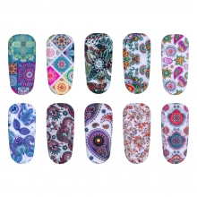 Folie de transfer set 10 Mandalla Collection 07