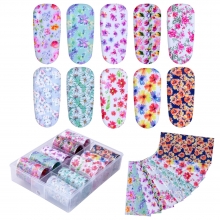 Folie de transfer set 10 Blossom Collection 04
