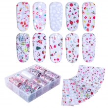 Folie de transfer set 10 Christmas Collection 02