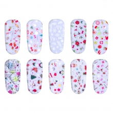 Folie de transfer set 10 Christmas Collection 02