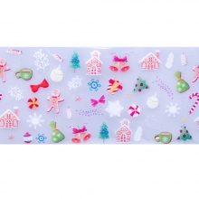 Folie de transfer set 10 Christmas Collection 02