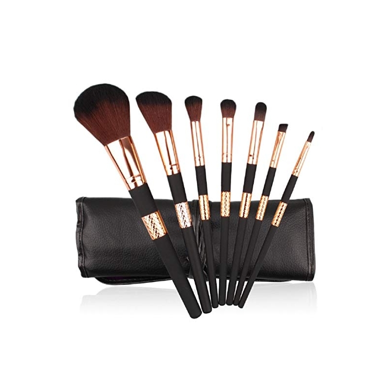 Pensule mu set 7 maner gold + negru mat