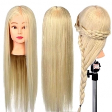 Cap Manechin Coafor Par Blond 50% Natural - Lungime 75cm