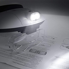 Lupa de Cap cu Iluminare Led, cu Lentila Dubla