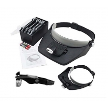 Casca Cozoroc cu Lupa si Lanterna - Light Head Magnifying Glass