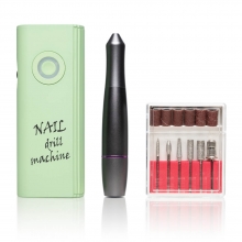 Freza Portabila Nail Drill Machine Green Silent (cu Acumulator)
