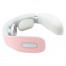 Aparat de Masaj Cervical cu Infrarosu, Intelligent Neck Massager, Lila Care, Culoare Roz