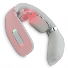 Aparat de Masaj Cervical cu Infrarosu, Intelligent Neck Massager, Lila Care, Culoare Roz