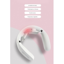 Aparat de Masaj Cervical cu Infrarosu, Intelligent Neck Massager, Lila Care, Culoare Roz