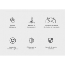 Aparat de Masaj Cervical cu Infrarosu, Intelligent Neck Massager, Lila Care, Culoare Roz