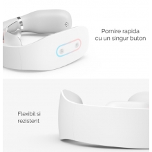 Aparat de Masaj Cervical cu Infrarosu, Intelligent Neck Massager, Lila Care, Culoare Roz