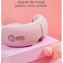 Aparat de Masaj pentru Ochi, Smart Massager, Lila Care, Culoare Alba