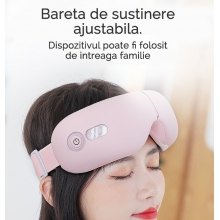 Aparat de Masaj pentru Ochi, Smart Massager, Lila Care, Culoare Alba