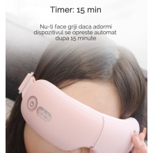 Aparat de Masaj pentru Ochi, Smart Massager, Lila Care, Culoare Alba