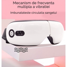Aparat de Masaj pentru Ochi, Smart Massager, Lila Care, Culoare Alba