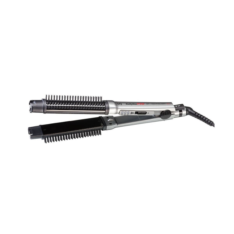 Placa de Intins parul Babyliss Pro Hybrid Styler 32mm & Perie Incalzita