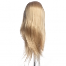 Cap Manechin cu Par Blond 50% Natural H1-5A - 50 cm + Suport Prindere - 3