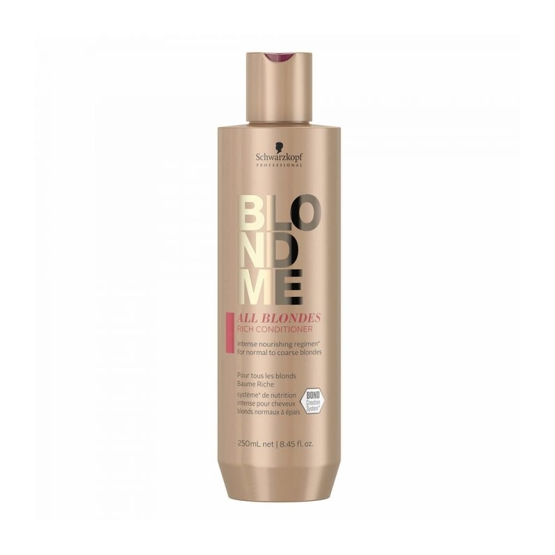 Balsam pentru Parul Blond Schwarzkopf Professional, Rich All Blonde, 250 ml