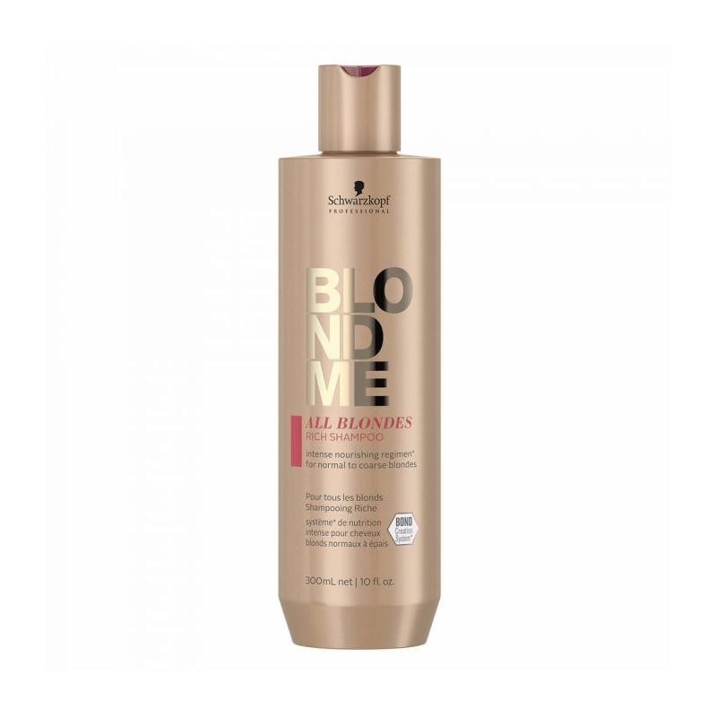 Sampon Hranitor pentru Parul Blond Schwarzkopf Professional, BlondMe Rich, 300 ml