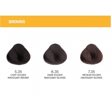 Vopsea de Par BROWNS Yellow Permanenta cu Amoniac 100ml