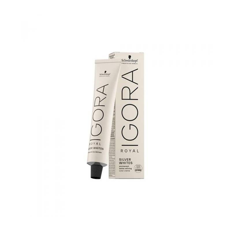 Vopsea de Par Schwarzkopf Professional Igora Royal Absolutes SilverWhite Silver, 60 ml