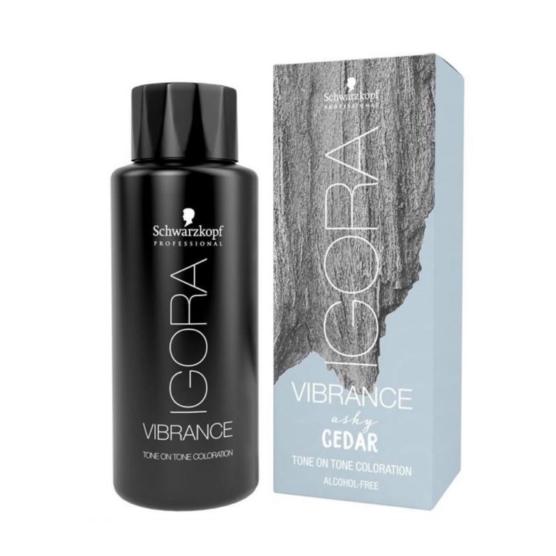 Vopsea de Par Demi-permanenta Schwarzkopf Professional Igora Vibrance Ashy Cedar 5.21, 60ml