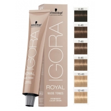 Vopsea de Par Permanenta Schwarzkopf Professional Igora Royal Nude Tones 6.46, 60ml