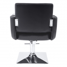 Scaun Frizerie Coafor Eliot, Reglabil pe Inaltime, cu Suport pentru Picioare, Negru