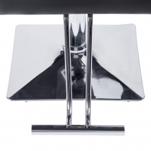 Scaun Frizerie Coafor Eliot, Reglabil pe Inaltime, cu Suport pentru Picioare, Negru