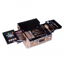 Geanta Cosmetice Mare 6283AC-GD Gold cu Cristale - 4