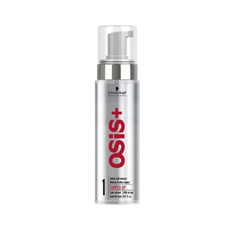 Fixator Spuma cu Fixare Usoara Schwarzkopf Professional Osis+ Topped Up, 200ml