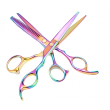 Foarfeca Tuns & Filat Cameleon Jaguar Silver Line 6mm Coafor, Frizerie Uz Profesional