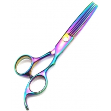 Foarfeca Tuns & Filat Cameleon Jaguar Silver Line 6mm Coafor, Frizerie Uz Profesional