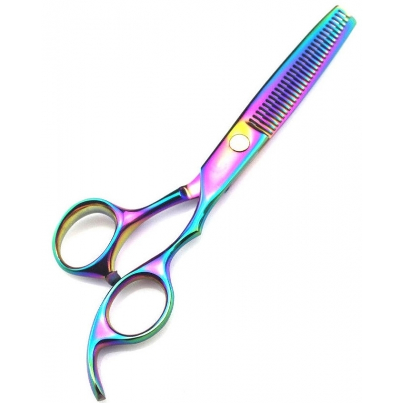 Foarfeca Filat Cameleon Jaguar Silver Line 6mm Coafor, Frizerie Uz Profesional