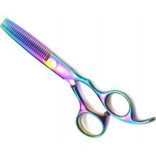 Foarfeca Filat Cameleon Jaguar Silver Line 6mm Coafor, Frizerie Uz Profesional