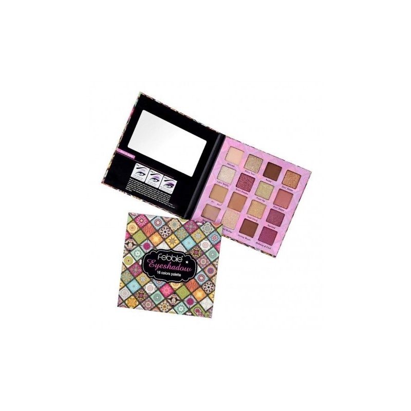 Paleta de Farduri Feddle Eyeshadow Palette, 16 Culori