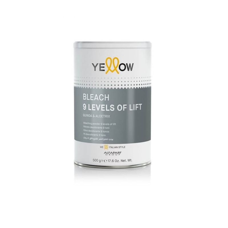 Decolorant Pudra cu Deschidere de 9 Tonuri Yellow, 500g