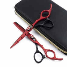 Set Foarfeca Tuns Filat Lila Rossa Red & Black cu Gentuta
