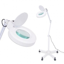 Lampa Cosmetica cu Lupa Led si Roti, 5 Dioptrii, Putere 15 W
