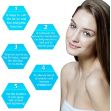 Electroderm Portabil Cosmetica cu 4 Capete Lumina Mov (Anti-Acnee) - 13