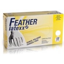 Manusi Albe Profesionale Latex S Feather