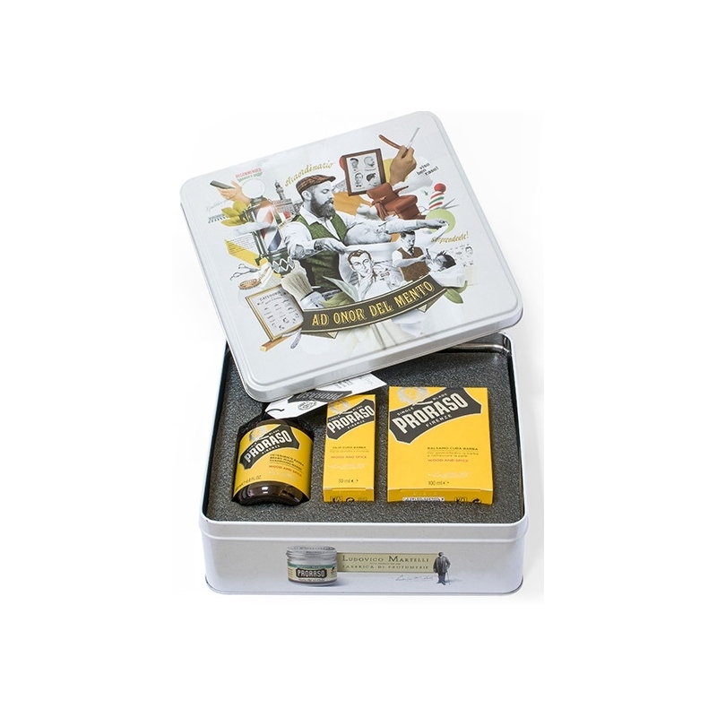 Set Ingrijire pentru Barba Proraso Wood and Spice