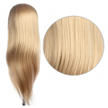 Cap Manechin cu Par Blond, 50% Natural 4A - 80 cm + Suport Prindere - 4