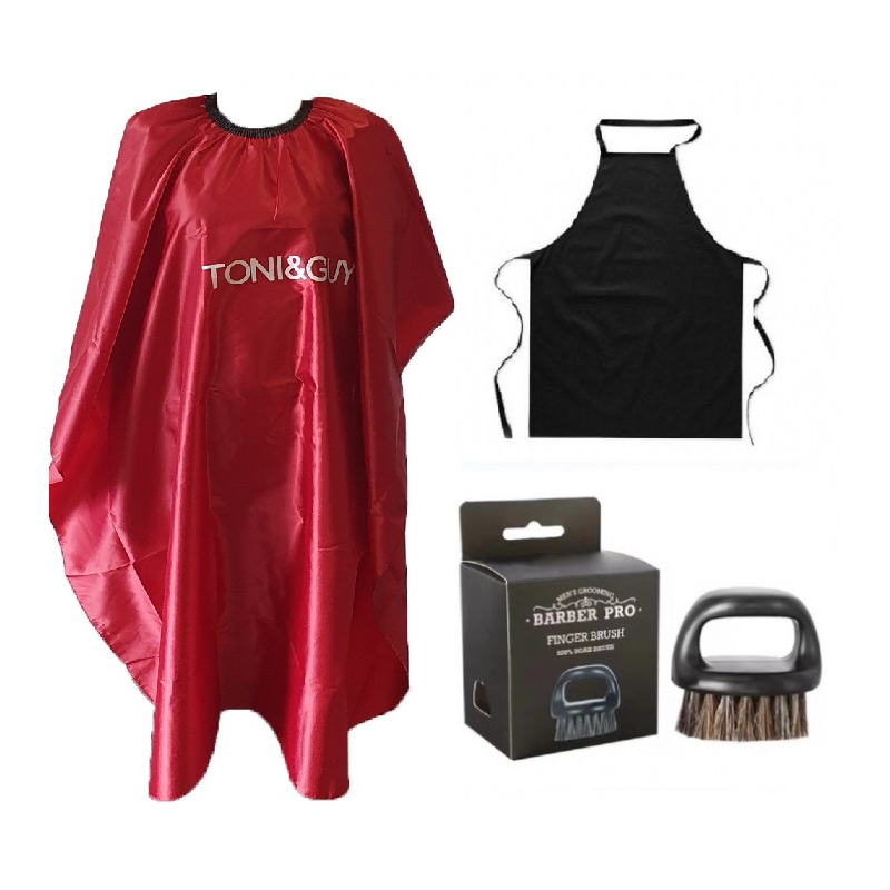Set Frizerie Belagio cu Pelerina Manta Tony & Guy, Sort Complementar si Pamatuf Lemn - 1