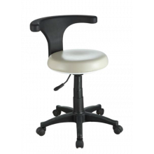 Scaun Taburet cu Spatar si Rotile Ergo pentru Pedichiura ETB Equipment - 1