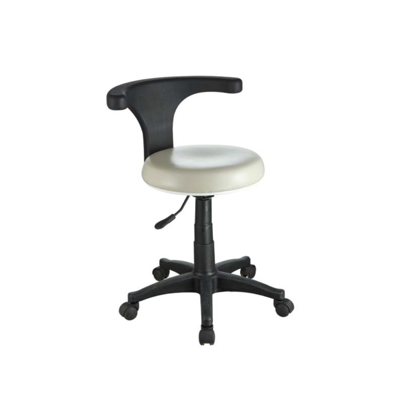Scaun Taburet cu Spatar si Rotile Ergo pentru Pedichiura ETB Equipment - 1