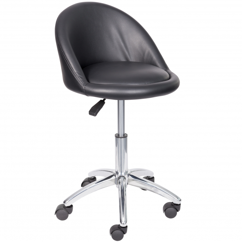 Scaun Coafor Julian, Reglabil pe Inaltime, Piele Ecologica - 1