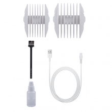 Masina De Tuns Pentru Bebelusi Si Copii Kemei Silentioasa Reincarcabila USB Cu Aspirator Pentru Par - 4