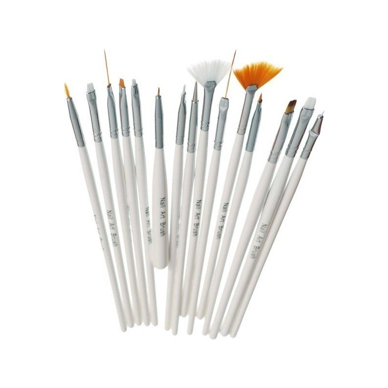Set 15 Pensule Acryl si Gel UV - 1