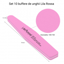 Set Pile Buffer 100/150 Refolosibile Lila Rossa, Romb, 10 Buc - 1